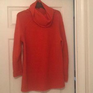 Orange Turtle Neck Sweater